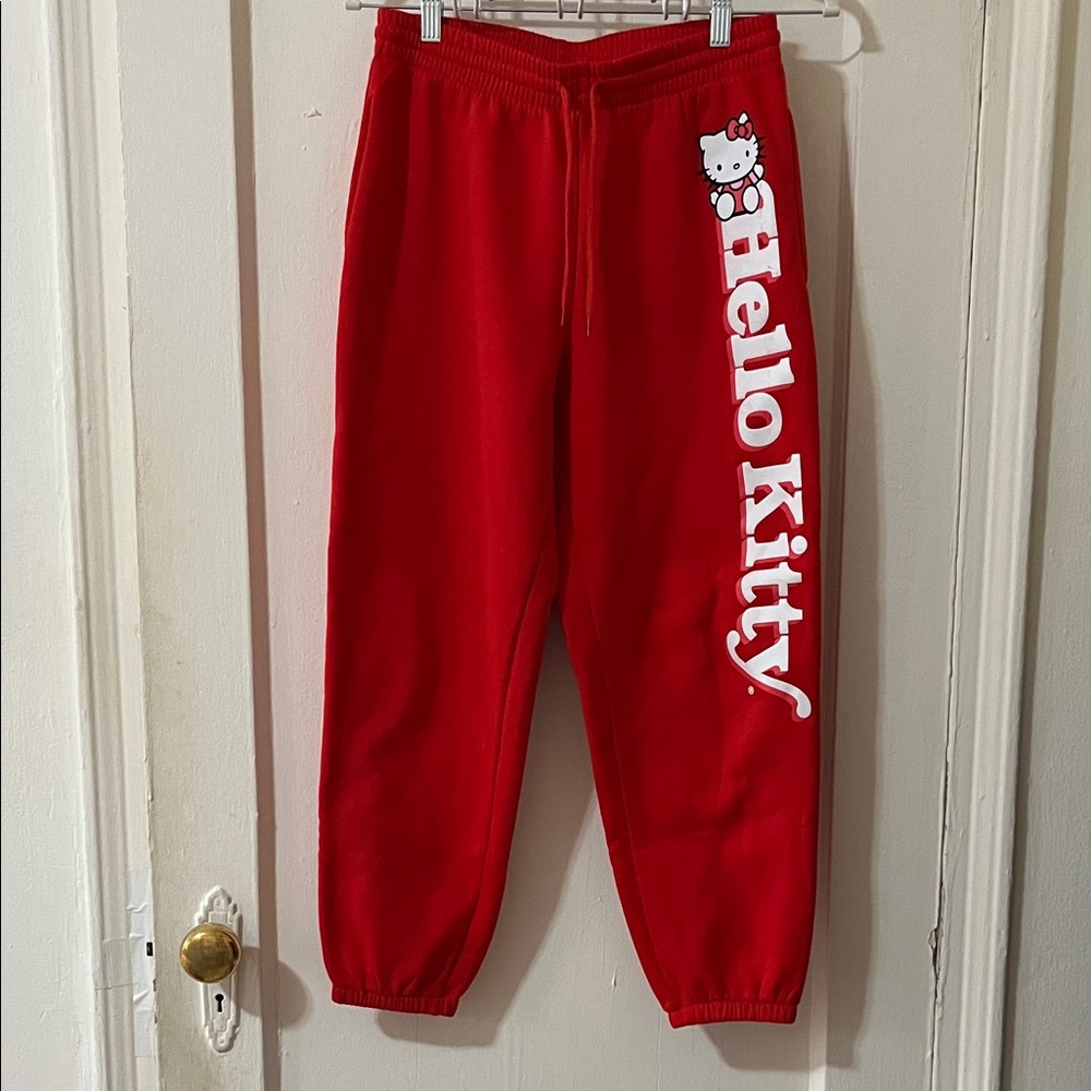 Hello Kitty Bright Red Women Sweatpants